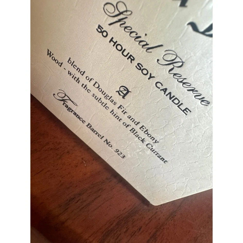 Archipelago Black‎ Forest Special Reserve Soy Candle Douglas Fir Ebony Wood